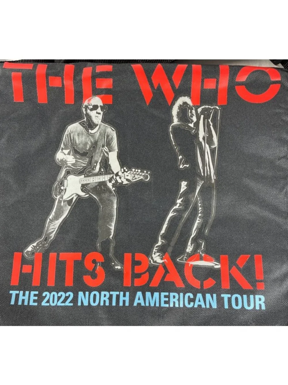 The Who Hits Back 2022 Tour VIP Messenger Bag Laptop Crossbody Music Merch